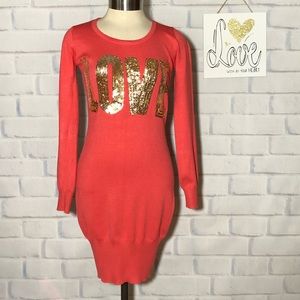 SayWhat Long sleeve dress